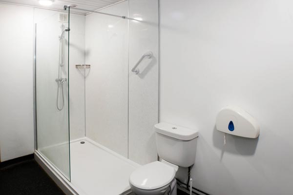 Delux Individual Shower Rooms at York Touring Caravan Park