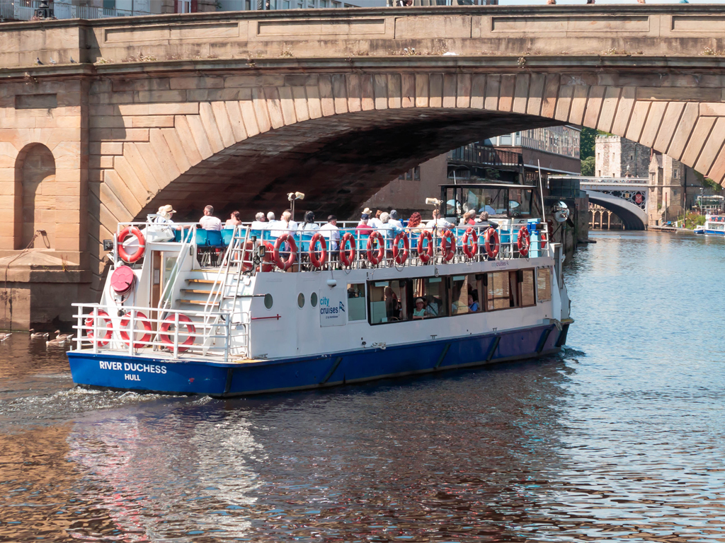 See York's sights from a York City Boats River Cruise