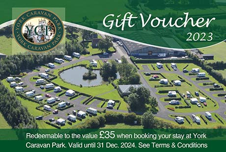 Give the gift a night in York with 5-Star accommodation at York Caravan Park